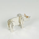 Tiffany & Co Save The Wild Rhinoceros Rhino Charm or Pendant in Silver and Gold - 1