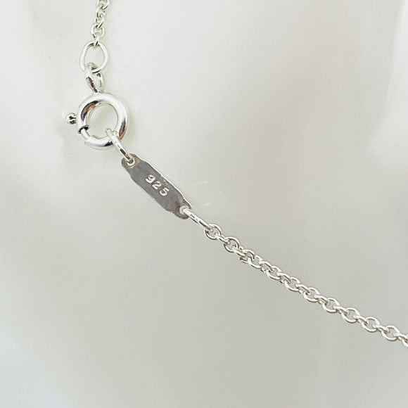 18" Tiffany & Co Chain Necklace Mens Unisex 1.5mm Large Link Sterling Silver