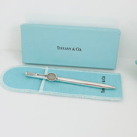 RARE Tiffany Tennis Racket Purse Pen in Sterling Silver - 0