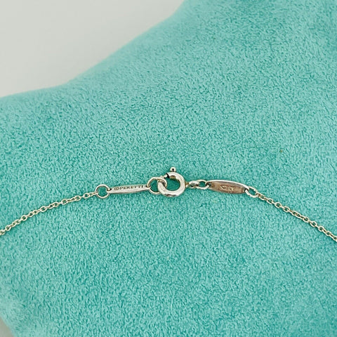 16" Tiffany & Co Elsa Peretti Chain Necklace in Sterling Silver - 0