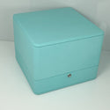Tiffany & Co Watch or Bracelet Storage Box in Blue Leather AUTHENTIC - 6