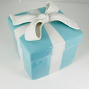 4.3" Large Tiffany Porcelain Blue Bone China Trinket Gift Box Ceramic Jewelry-2