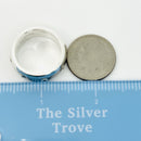 Size 11 Tiffany Turbo Ring by Paloma Picasso Mens Unisex in Silver and Titanium-7