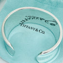 Size Small 6.25" Tiffany & Co 1837 Extra Wide Cuff Bracelet in Silver-4