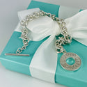 Large Tiffany & Co Sterling Silver 1837 Mens Unisex Toggle Bracelet - 4