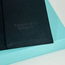 Tiffany & Co Open Hearts Bifold Wallet in Black Leather by Elsa Peretti-5