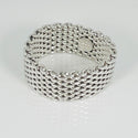 Size 11 Tiffany & Co Somerset Mesh Weave Ring Mens Unisex - 6