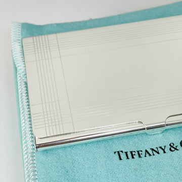 Tiffany & Co Business Card Holder Machined Turned Engravable in Sterling Silver - 0