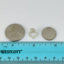 Tiffany & Co Single Replacement Heart Cutout Stud Earring Italy-7
