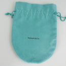 Extra Large Jumbo Tiffany & Co Blue Pouch Suede Drawstring Vintage-1