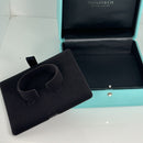 Tiffany & Co Watch or Bracelet Storage Box in Blue Leather AUTHENTIC-5