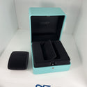 Tiffany & Co Watch or Bracelet Storage Box in Blue Leather AUTHENTIC - 5