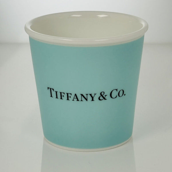 Tiffany & Co Blue Espresso Paper Cup Everyday Objects Bone China - 1