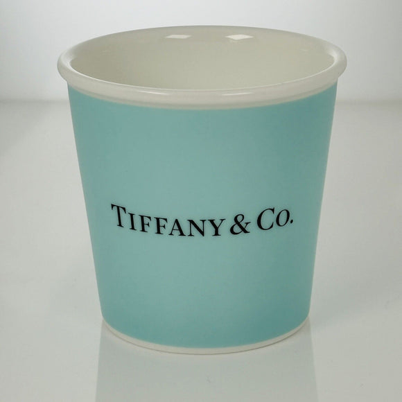 Tiffany & Co Blue Espresso Paper Cup Everyday Objects Bone China