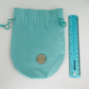 Extra Large Jumbo Tiffany & Co Blue Pouch Suede Drawstring Vintage-2