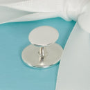 Return to Tiffany Oval Cufflink in Sterling Silver 1 Single Replacement For Lost-4