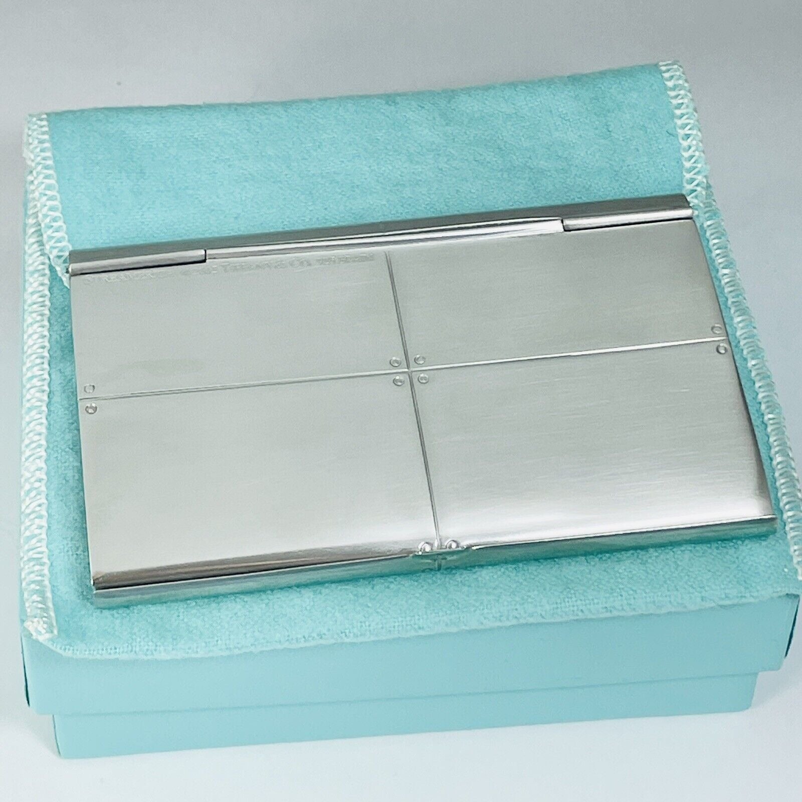 Tiffany & Co Streamerica Pocket Business Card Holder in Silver Stream America