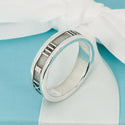 Size 10.5 Tiffany & Co Vintage Atlas Ring Mens Unisex in Sterling Silver - 1