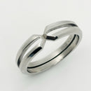Size 11 Tiffany Zellige Ring by Paloma Picasso in Steel for Men Unisex-1