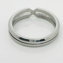 Size 11 Tiffany Zellige Ring by Paloma Picasso in Steel for Men Unisex-6