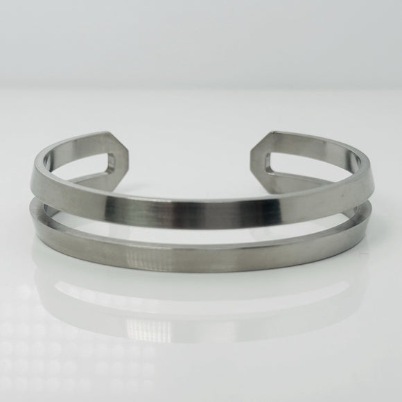 Tiffany & Co. Zellige Cuff Bracelet Mens Paloma Picasso in Stainless Steel Metal