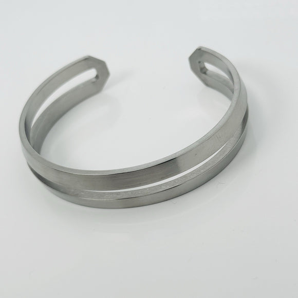 Tiffany & Co. Zellige Cuff Bracelet Mens Paloma Picasso in Stainless Steel Metal
