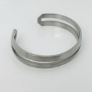 Tiffany & Co. Zellige Cuff Bracelet Mens Paloma Picasso in Stainless Steel Metal-4