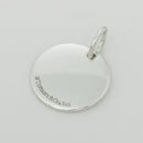 Tiffany Letter S Notes Pendant Initial Round Circle Notes Disc-5