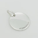 Tiffany Letter S Notes Pendant Initial Round Circle Notes Disc-6