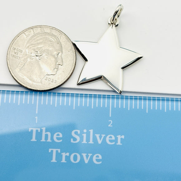 Tiffany & Co Star Charm or Pendant in Sterling Silver