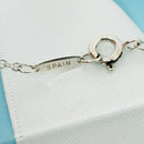 18" Tiffany & Co Chain Necklace by Elsa Peretti 1.5mm links in Sterling Silver-4
