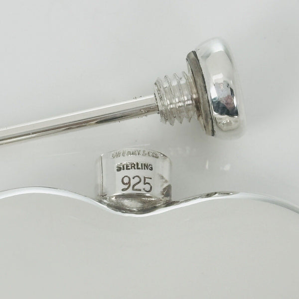 Vintage TIFFANY & Co. Sterling Silver Heart Perfume Flacon Bottle Funnel & Box - 4