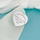 Large 0.50" Return to Tiffany New York Heart Stud Earring Replacement Lost-1