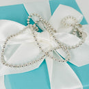 20" Tiffany & Co Bead Necklace Dog Chain with Lobster Clasp 2.3mm Beads Silver-1