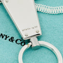 PRISTINE Tiffany & Co 1837 Makers Valet Key Ring Chain in Sterling Silver-7