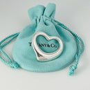 Tiffany Open Heart Pendant XL Extra Large 1.4" 35mm Jumbo by Elsa Peretti-3