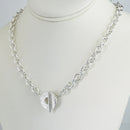 20" Tiffany 1837 Circle Clasp Toggle Necklace in Sterling Silver-2