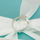 Size 5 Please Return to Tiffany & Co Oval Signet Ring in Sterling Silver-5