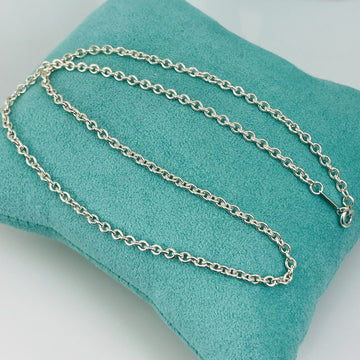 16" Tiffany & Co 3mm Large Link Rolo Chain Necklace - 0