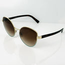 Tiffany & Co TF3068 Cat Eye Sunglasses Gold Tortoise Blue Accent 56mm Italy-3