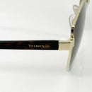 Tiffany & Co TF3068 Cat Eye Sunglasses Gold Tortoise Blue Accent 56mm Italy-7