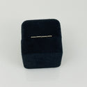 Vintage Tiffany Small Black and Royal Blue Suede Empty Ring Storage Box - 5