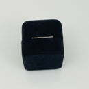 Vintage Tiffany Small Black and Royal Blue Suede Empty Ring Storage Box-5