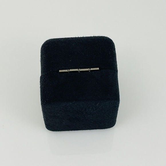 Vintage Tiffany Small Black and Royal Blue Suede Empty Ring Storage Box