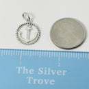 Tiffany & Co Anchor Charm or Pendant in Sterling Silver Twist Boat Sailing-4