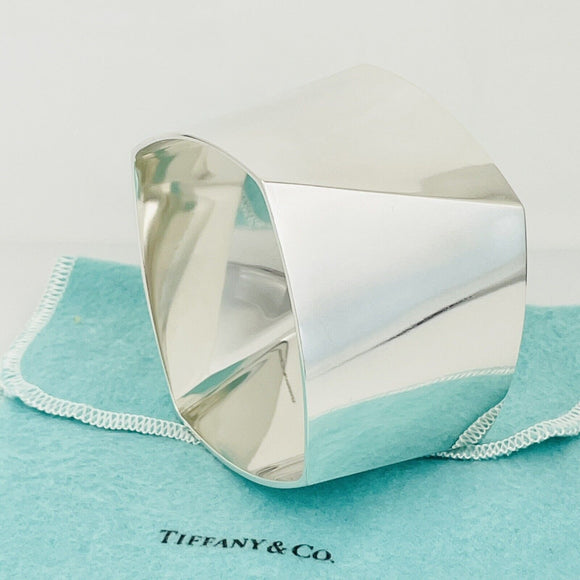 Tiffany & Co Torque Bangle Bracelet by Frank Gehry Extra Wide PERFECT Condition