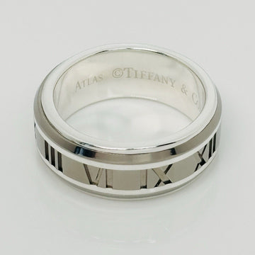 Size 8.5 RARE Tiffany Atlas Ring in Silver and Titanium Mens Unisex - 0