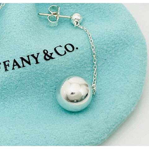 1 SINGLE Tiffany & Co 10mm HardWear Bead Ball Drop Dangle Replacement Earring