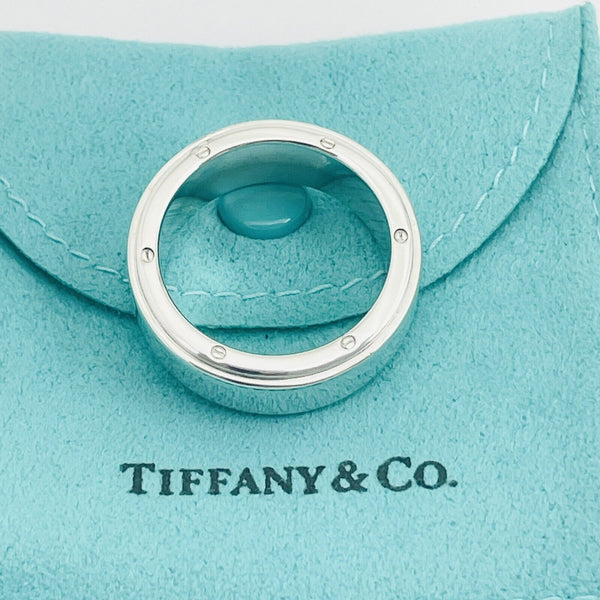 Size 12.5 Tiffany Metropolis Ring Mens Unisex in Sterling Silver - 2