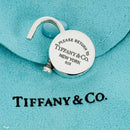 RARE Please Return to Tiffany Round Padlock Lock Charm Pendant in Silver-4